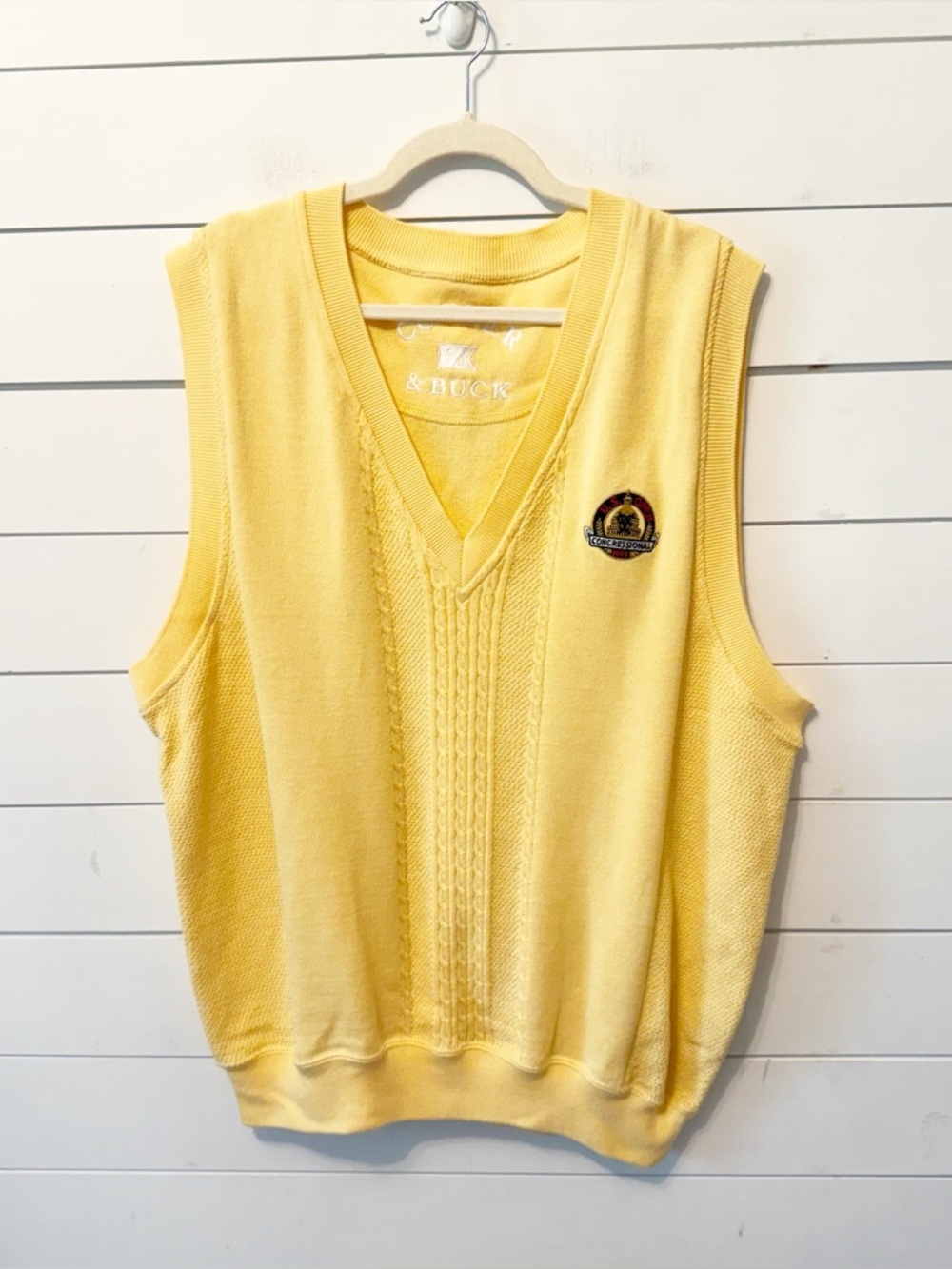Cutter & Buck | Vintage Men’s 1997 U.S Open Congressional Cotton sweater vest XL